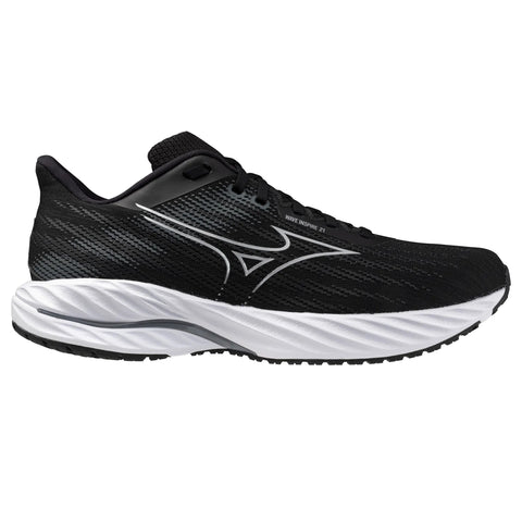 Mizuno Wave Inspire 21 D Wide Fit Women's Black Silver Metallic Grey