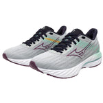 Mizuno Wave Inspire 21 Women's Pearl Blue Dark Purple Ice Green