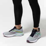 Mizuno Wave Inspire 21 Women's Pearl Blue Dark Purple Ice Green