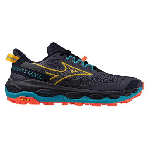 Mizuno Wave Mujin 11 Men's Odyssey Gray Citrus Fiery Coral