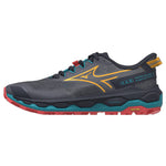 Mizuno Wave Mujin 11 Men's Odyssey Gray Citrus Fiery Coral