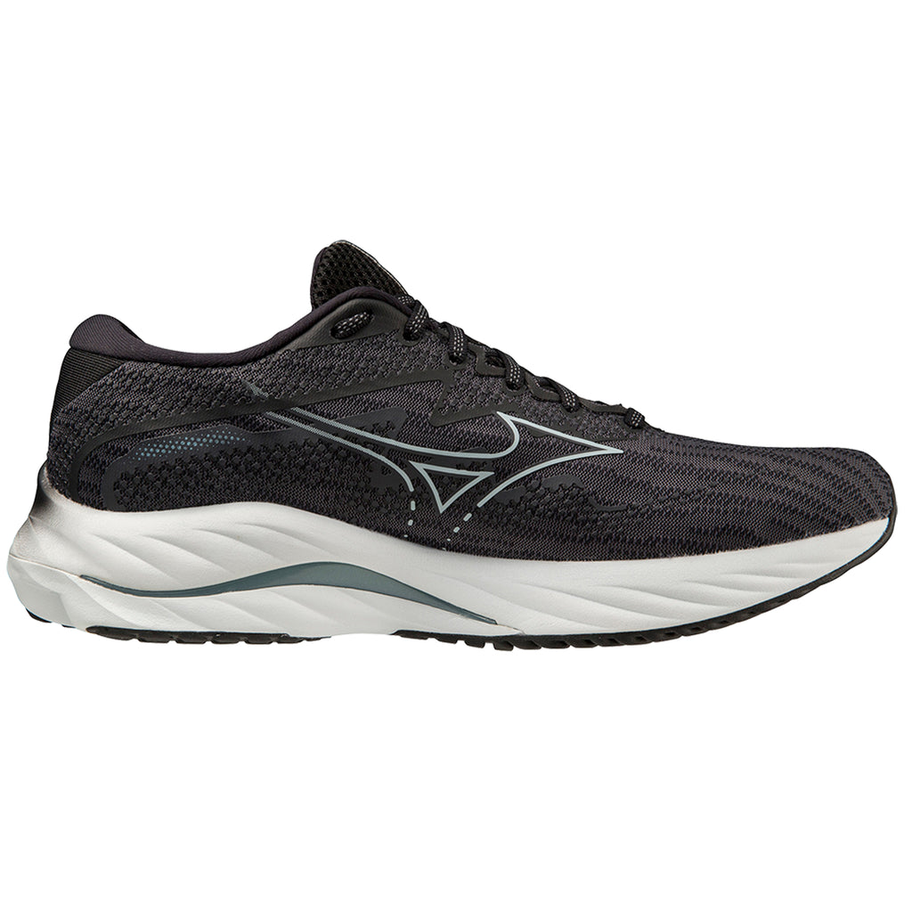 Mizuno running shoes grey and black Clearance