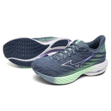 Mizuno Wave Rider 28 Women's Citadel/White/Neo Mint