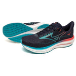 Mizuno Wave Rider 29 Men's Odyssey Gray/Capri Breeze/Calypso Coral