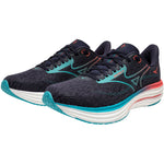 Mizuno Wave Rider 29 Men's Odyssey Gray/Capri Breeze/Calypso Coral