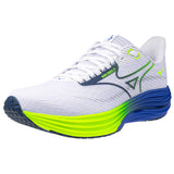 Mizuno Wave Rider 29 Men's White Estate Blue Lightning Yellow
