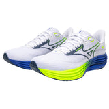 Mizuno Wave Rider 29 Men's White Estate Blue Lightning Yellow