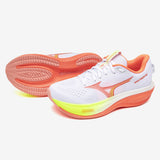 Mizuno Wave Rider 30 Women's White Flamingo Coral Lime Pulp