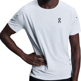 On Running Performance Tee Men's White Silver