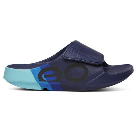 Oofos Ooahh Sport Flex Slide Unisex Sky Rally