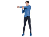 Ronhill Tech Reflect Long Sleeve Tee Men's Glacier Reflect