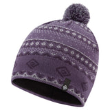 Ronhill Bobble Hat Dark Iris White