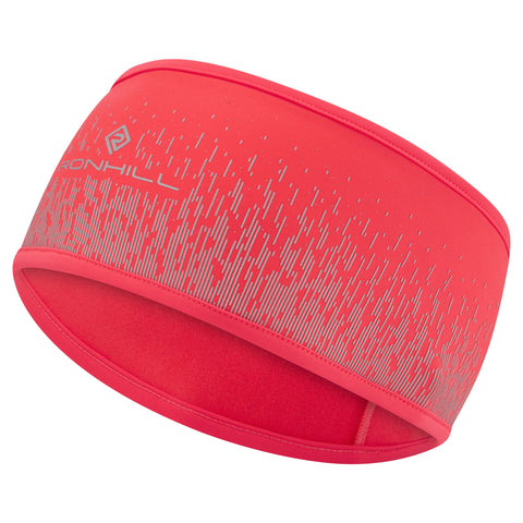 Ronhill Reflect Headband Hot Coral Reflect