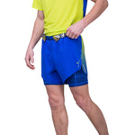 Ronhill Tech Race Twin Shorts Men's Azurite Citrus Fade