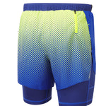 Ronhill Tech Race Twin Shorts Men's Azurite Citrus Fade