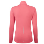 Ronhill Tech Reflect Women's Half Zip Tee Salsa Reflect