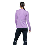 Ronhill Tech Reflect Long Sleeve Tee Womens Iris Marl Reflect