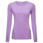 Ronhill Tech Reflect Long Sleeve Tee Womens Iris Marl Reflect