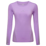 Ronhill Tech Reflect Long Sleeve Tee Womens Iris Marl Reflect
