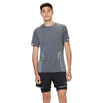 Ronhill Tech Reflect Men's 5 Inch Twin Shorts Black Reflect