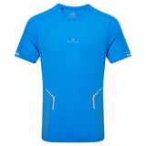Ronhill Tech Reflect Short Sleeve Tee Men's Electric Blue Marl Reflect