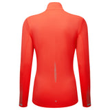 Ronhill Tech Reflect Women's Half Zip Tee Hot Coral Reflect