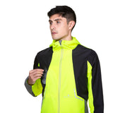 Ronhill Tech Reflect Jacket Men's Fluorescent Yellow Black Reflect