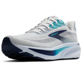 Brooks Ghost 17 Men's White Beacon Blue Ipanema