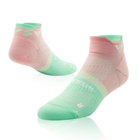 Versus Pink Blossom Running Ankle Socks