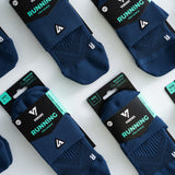 Versus Space Blue Running Quarter Sock