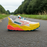 Brooks Caldera 8 Women's Bit of Blue Quince Flame