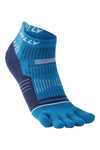 Hilly Toe Sock Electric Blue/Mid Blue/White