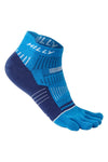 Hilly Toe Sock Electric Blue/Mid Blue/White