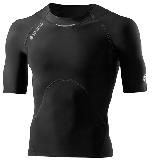 Skins A400 Men's Short Sleeve Top Black – Running Form