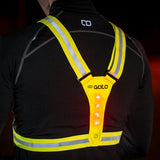 Gato LED Safer Sport Vest Sicherheitsweste Yellow Batterien