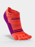 Hilly Toe Sock Hot Coral/Grape Juice/Charcoal