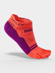 Hilly Toe Sock Hot Coral/Grape Juice/Charcoal