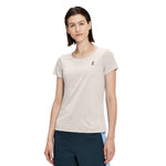 On Performance Tee Women's Pearl Undyed White