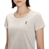 On Performance Tee Women's Pearl Undyed White