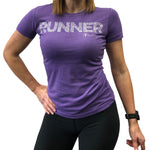 Running Form Runner Tee Women's Heather Grey