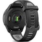 Garmin Forerunner 265 Black Bezel and Case with Black Powder Gray - Silicone Band