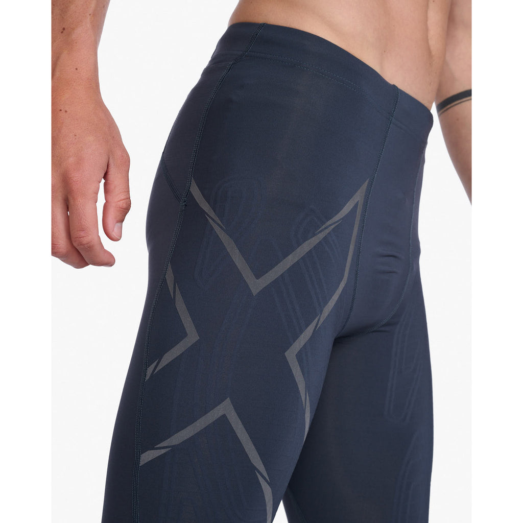 2XU Light Speed Compression Tights Men's India Ink Black Reflective –  Running Form